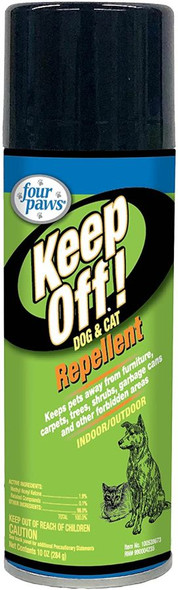 Four Paws Keep Off Indor & Outdoor Repellant for Dogs & Cats 10 oz