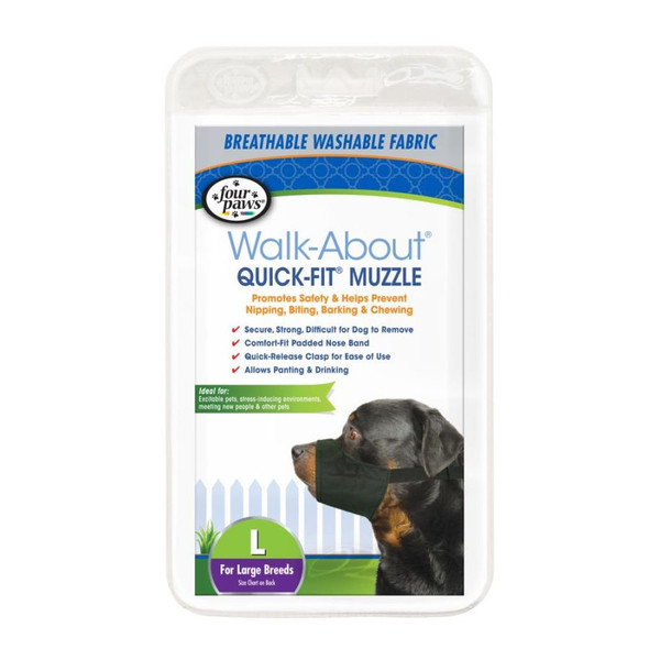 Four Paws Quick Fit Muzzle Size 4 - Fits 8 Snout