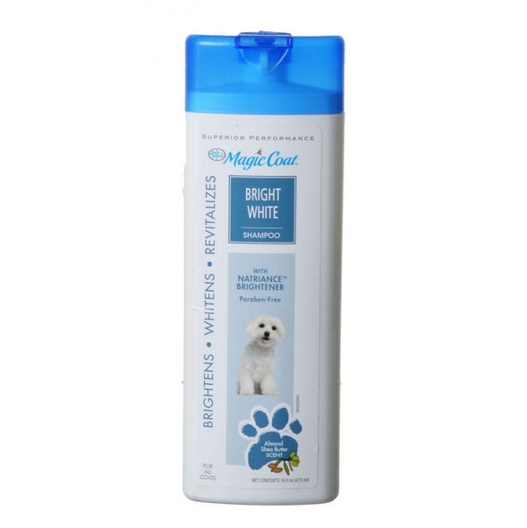 Magic Coat Bright White Dog Shampoo Almond Shea Butter Scent 16 oz