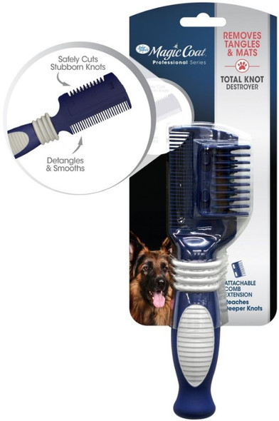Magic Coat Professional Series Total Knot Destroyer Dog Knot Comb 1 count