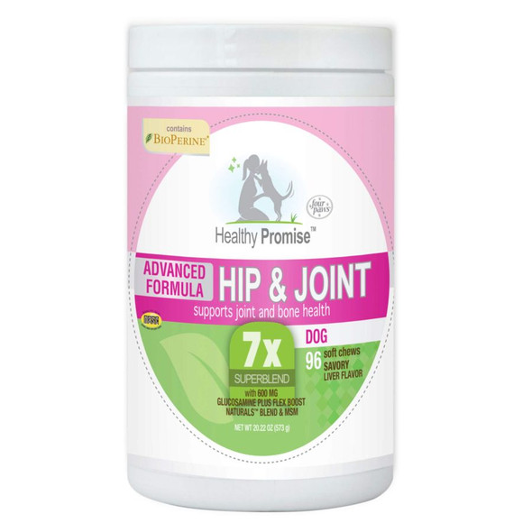 Four Paws Healthy Promise Advanced Formula Hip and Joint Supplement for Dogs 96 count