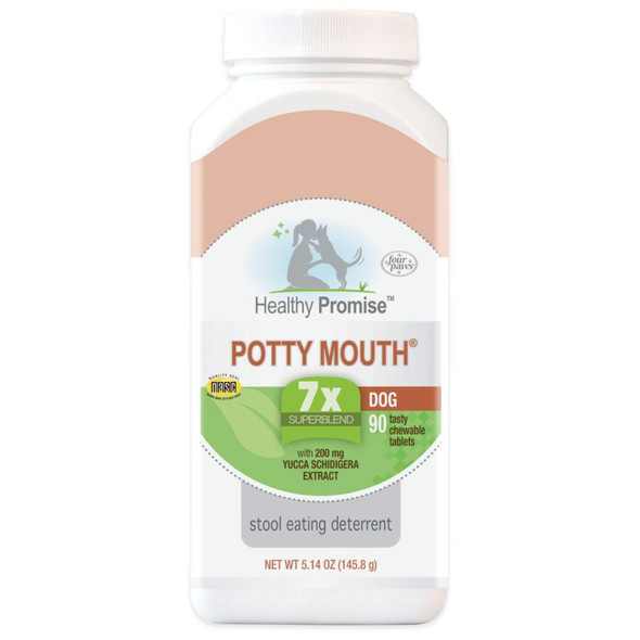 Four Paws Healthy Promise Potty Mouth Supplement for Dogs 90 count