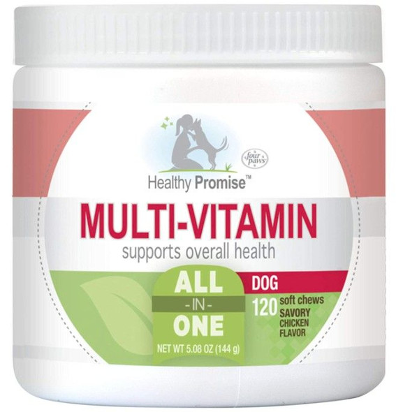 Four Paws Healthy Promise Multi-Vitamin Supplement for Dogs 120 count