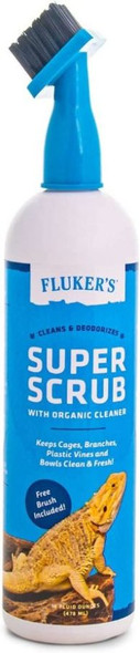 Flukers Super Scrub with Organic Cleaner 16 oz