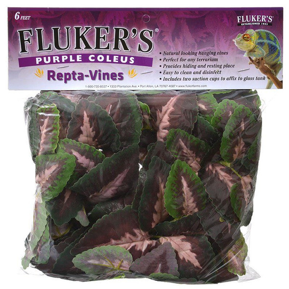 Flukers Purple Coleus Repta-Vines 6' Long