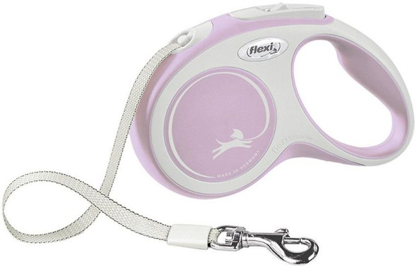 Flexi Comfort Retractable Nylon Tape Dog Leash Pink Small - 1 count