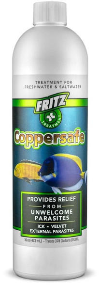 Fritz Mardel Copper Safe for Freshwater and Saltwater Aquariums 16 oz