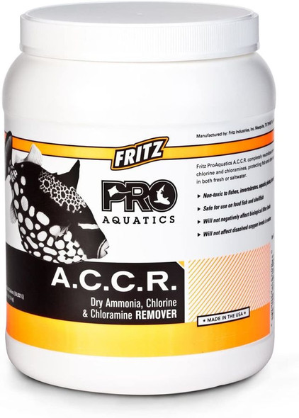 Fritz Aquatics Pro Aquatics A.C.C.R. Dry Ammonia, Chlorine and Chloramine Remover 4 lb