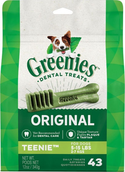 Greenies Teenie Dental Dog Treats 43 count