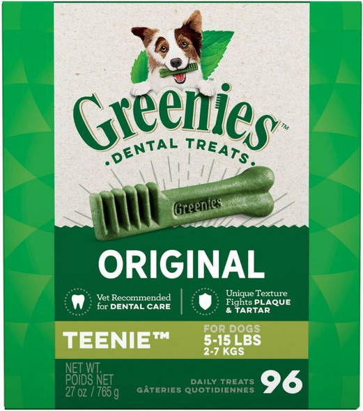 Greenies Teenie Dental Dog Treats 96 count