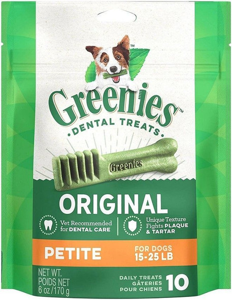 Greenies Petite Dental Dog Treats 10 count