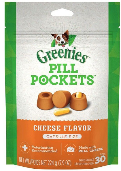 Greenies Pill Pockets Cheese Flavor Capsules 30 count