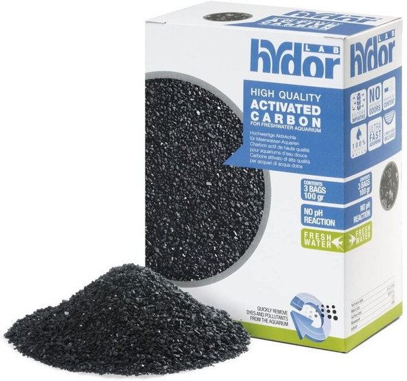 Hydor High Quality Activated Carbon for Freshwater Aquarium 3 count