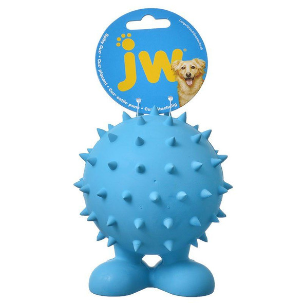 JW Pet Spiky Cuz Dog Toy Large - 5.3 Tall (Assorted Colors)