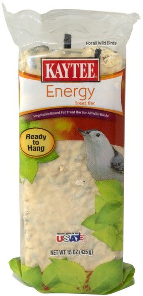 Kaytee Wild Bird Energy Treat Bar With Peanuts And Sunflower Seed  1 count