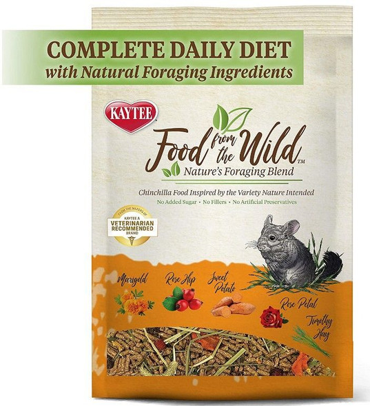 Kaytee Food From The Wild Chinchilla 3 lb