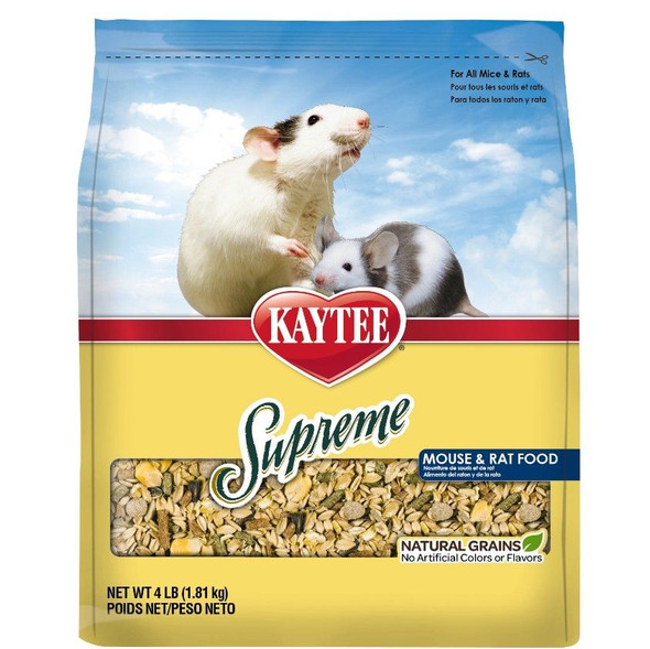 Kaytee Supreme Daily Blend Rat & Mouse Food 4 lbs