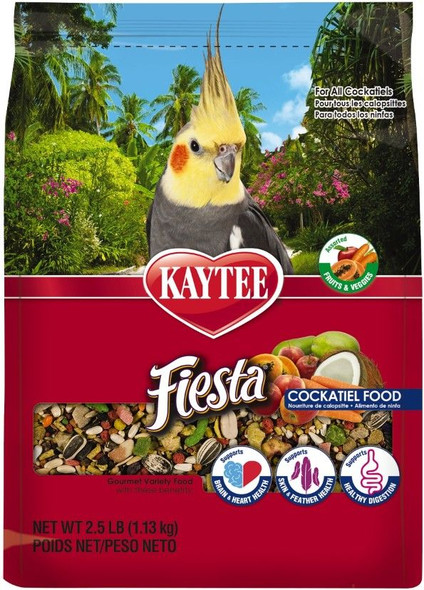 Kaytee Fiesta Max - Cockatiel Food 2.5 lbs