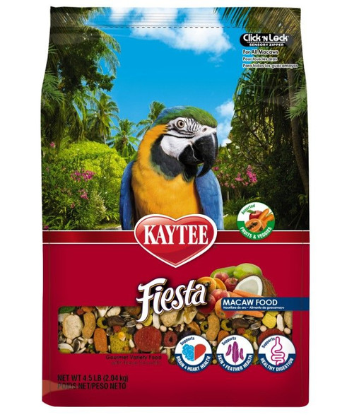 Kaytee Fiesta Max - Macaw Food 4.5 lbs