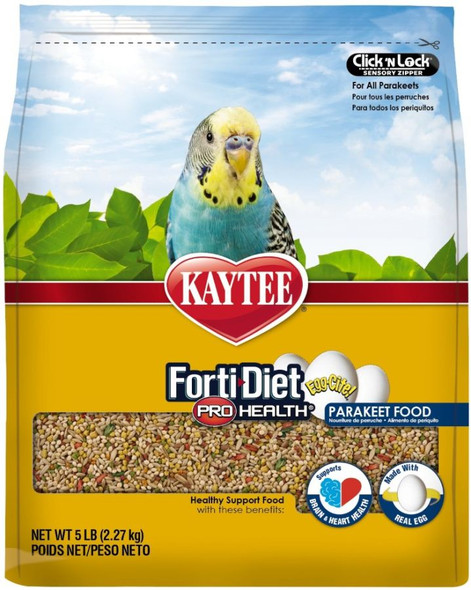 Kaytee Forti-Diet Pro Health Egg-Cite! Parakeet Food 5 lbs