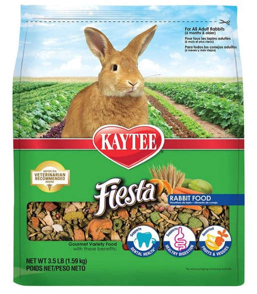 Kaytee Fiesta Max Rabbit Food 3.5 lbs