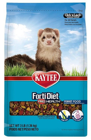 Kaytee Forti-Diet Pro Health Ferret Food 3 lbs