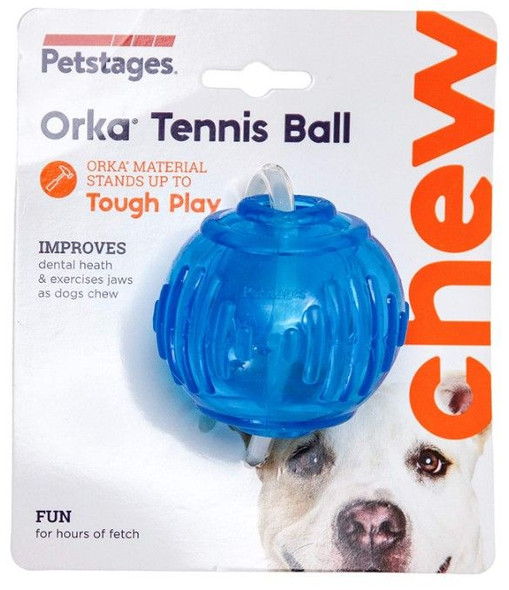 Petstages Orka Tennis Ball Chew Toy for Dogs 1 count