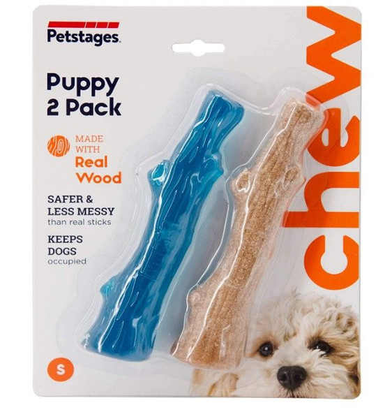 Petstages Dogwood Chew Stick Puppy Combo Small 2 count