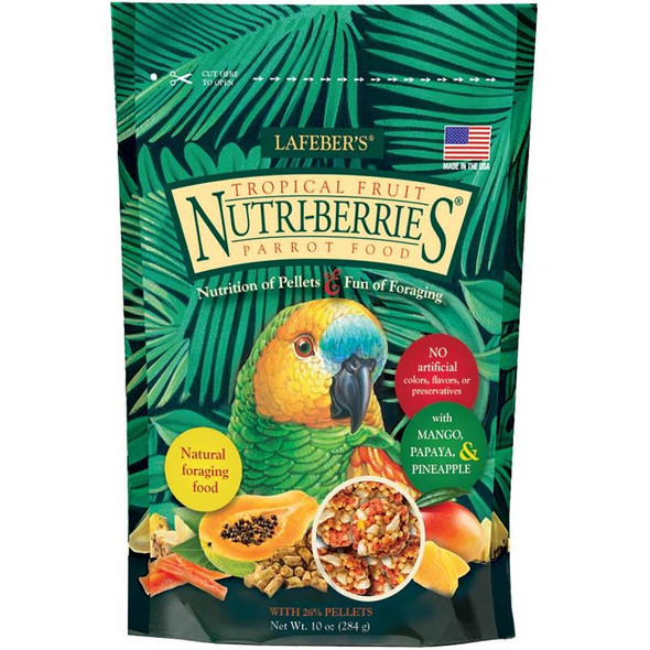 Lafeber Tropical Fruit Nutri-Berries Parrot Food 10 oz