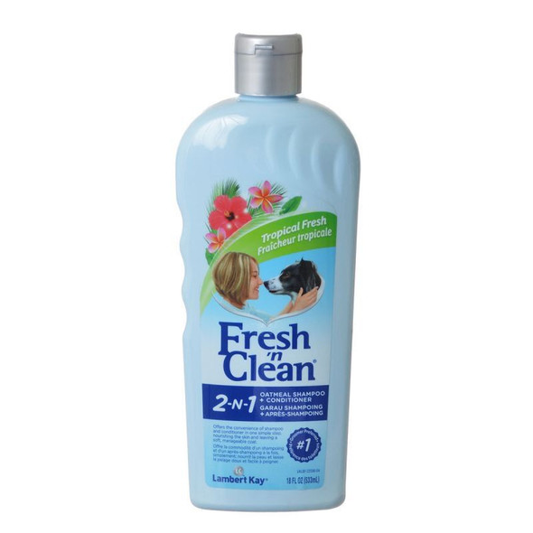 Fresh 'n Clean 2-in-1 Oatmeal & Baking Soda Conditioning Shampoo - Tropical Scent 15 oz