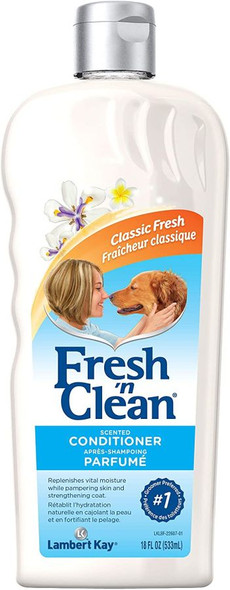 Fresh n Clean Classic Fresh Scented Dog Conditioner For Extra Hyrdation  18 oz