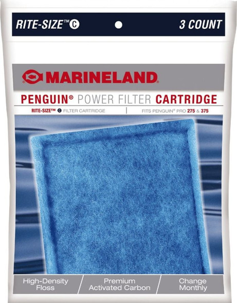 Marineland Penguin Power Filter Cartridge Rite-Size C 3 Pack