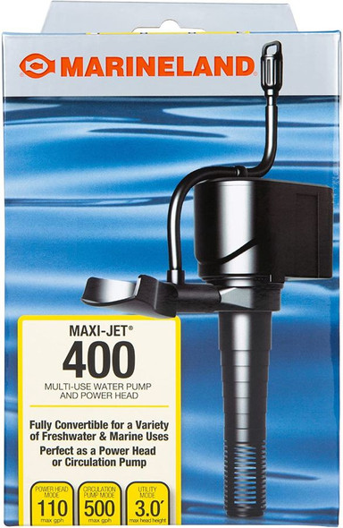 Marineland Maxi Jet Pro Water Pump & Powerhead 400 Series - 3' Max Head (110/500 GPH)
