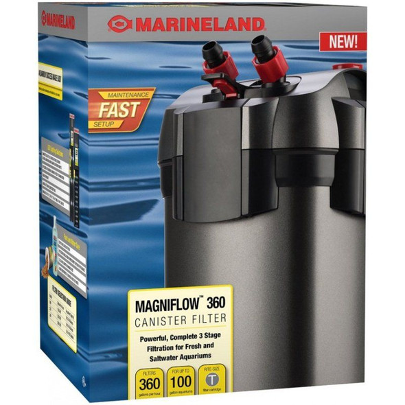 Marineland Magniflow Canister Filter Magniflow 360 Canister Filter (360 GPH - 100 Gallons)