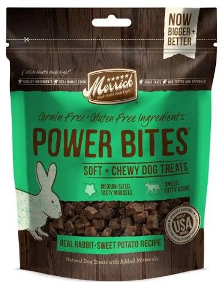 Merrick Grain Free And Gluten Free Dog Treats with Real Rabbit And Sweet Potato 6 oz