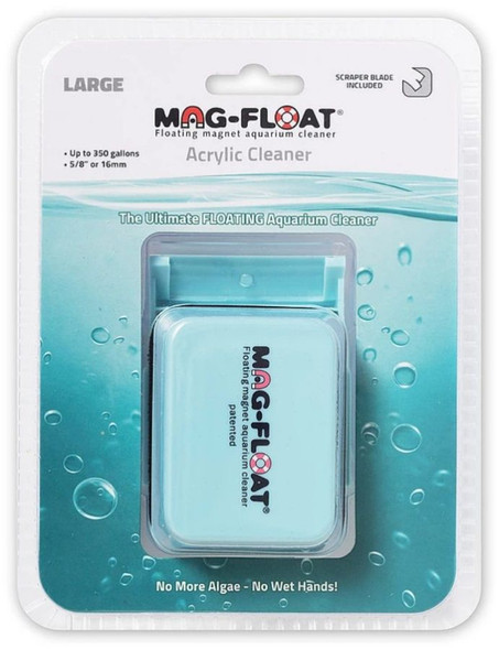 Mag Float Floating Magnetic Aquarium Cleaner - Acrylic Large (360 Gallons)
