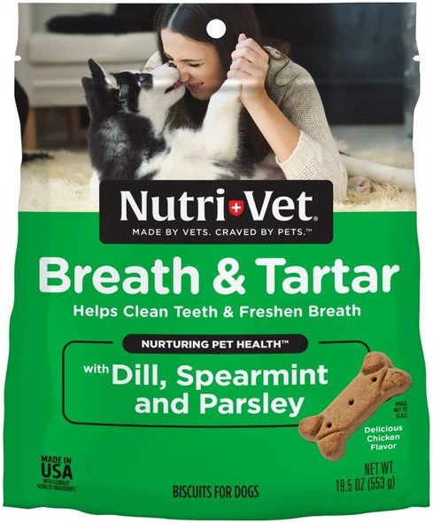 Nutri-Vet Breath & Tartar Biscuits 19.5 oz