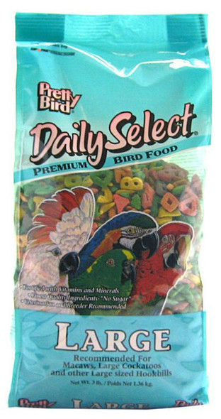 Pretty Bird Daily Select Premium Bird Food Large (3 lbs)