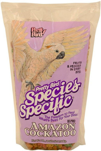 Pretty Bird Species Specific Hi Pro Amazon Cockatoo 3 lb