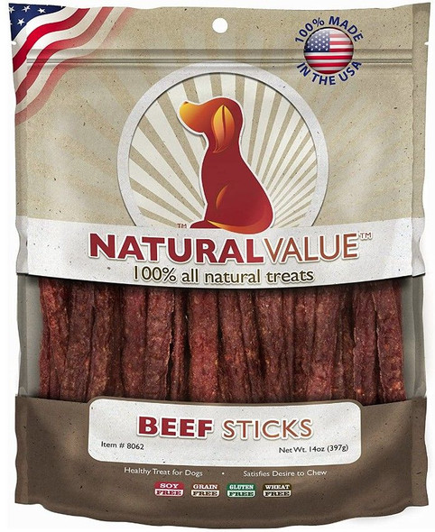 Loving Pets Natural Value Beef Sticks 14 oz