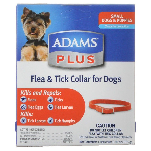 Adams Plus Flea & Tick Collar for Dogs Small Dogs
