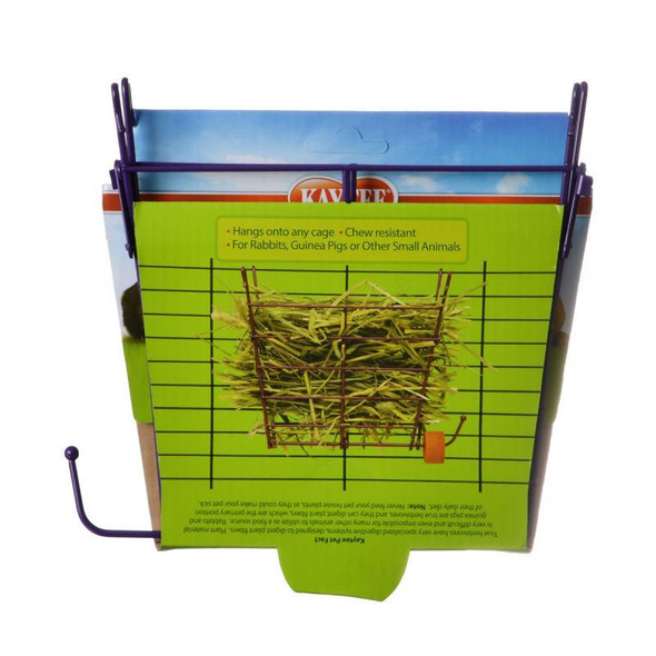 Kaytee Hay Manger with Salt Hanger 8L x 2.5W x 7H