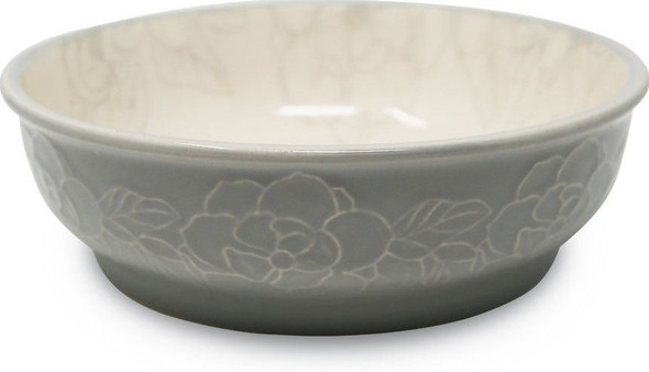 Pioneer Pet Ceramic Bowl Magnolia Medium 6.5 x 2 1 count