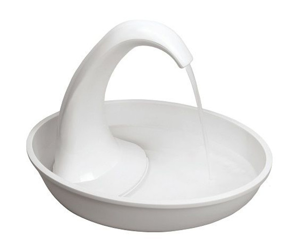 Pioneer Pet Swan Drinking Fountain - Plastic 80 oz