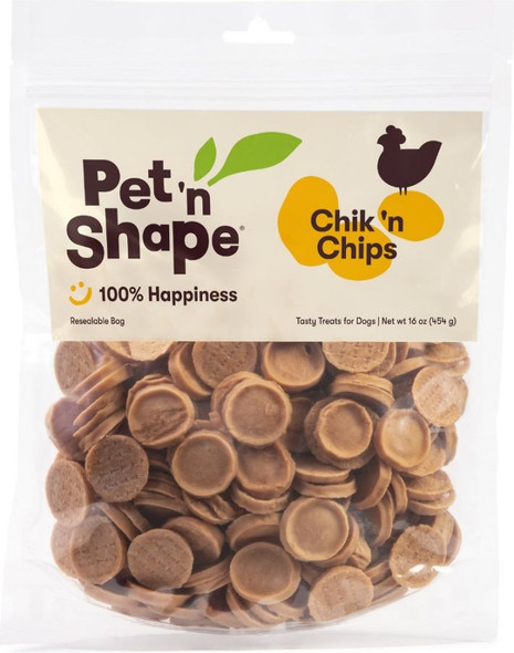 Pet 'n Shape Chik 'n Chips Dog Treats 16 oz