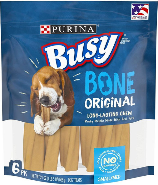 Purina Busy Bone Real Meat Dog Treats Original 21 oz