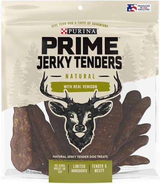 Purina Prime Jerky Tenders with Real Venison 15 oz