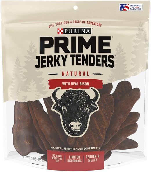 Purina Prime Jerky Tenders with Real Bison 15 oz