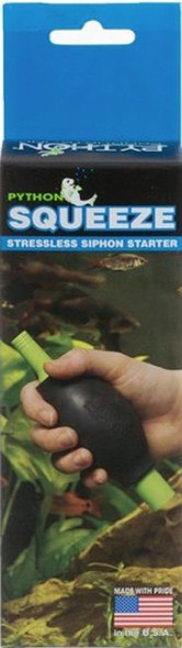 Python Squeeze Stressless Siphon Starter 1 Squeeze - (Includes 1/4 & 1/2 Adapters)