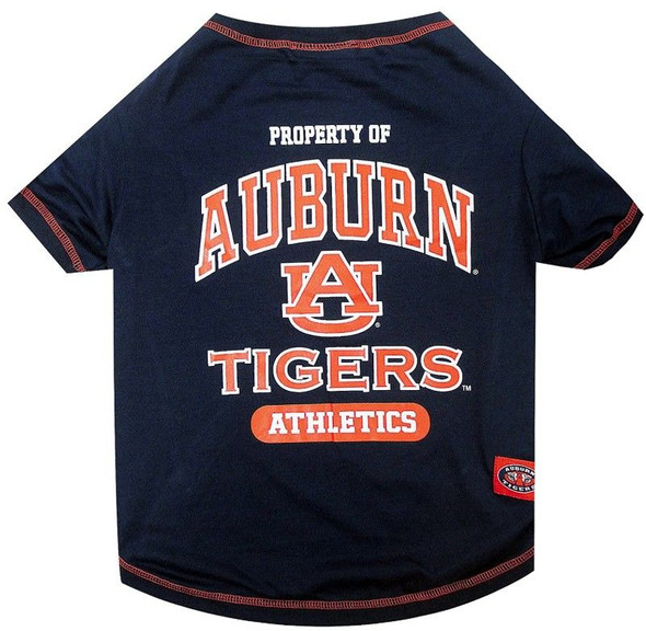 Pets First Auburn Tee Shirt for Dogs and Cats Small